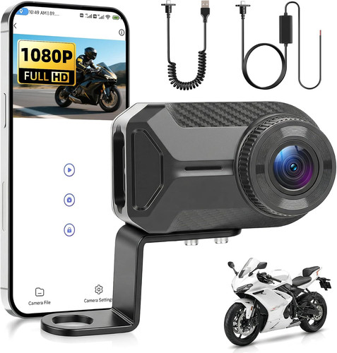 Dashcam moto 1080p wifi - dashcam, 1080p–