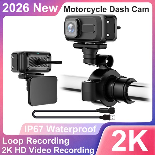Dash cam moto - dash, 2k