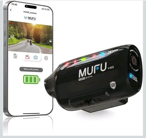Dash cam moto doppia