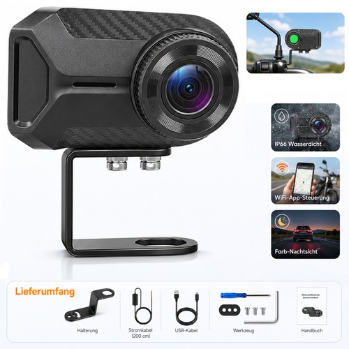 Dashcam moto 1080p telecamera - dashcam,