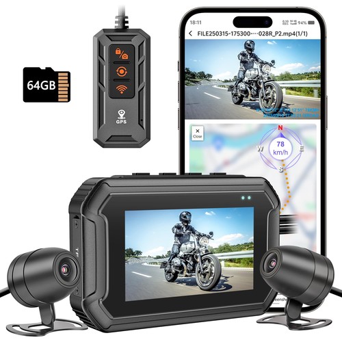 Ixroad dash cam moto - moto, con