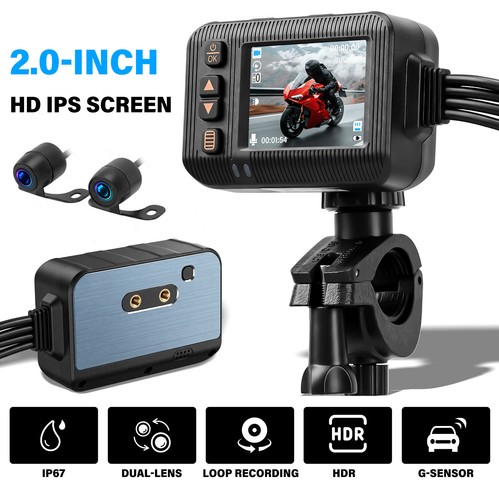 Dash cam moto anteriore - cam,