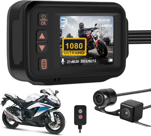 Moto dashcam anteriore - moto,