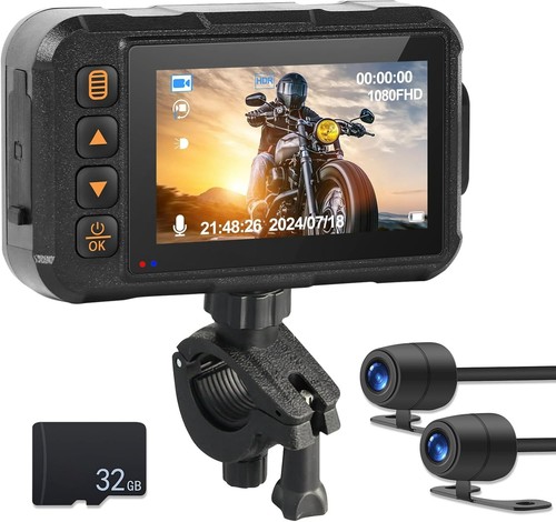 Dash cam moto schermo - cam,