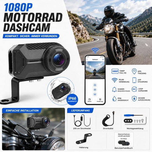 Wifi moto dashcam dvr - moto,