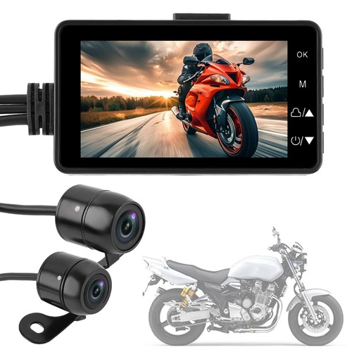 Dash cam moto pollici hd - cam,
