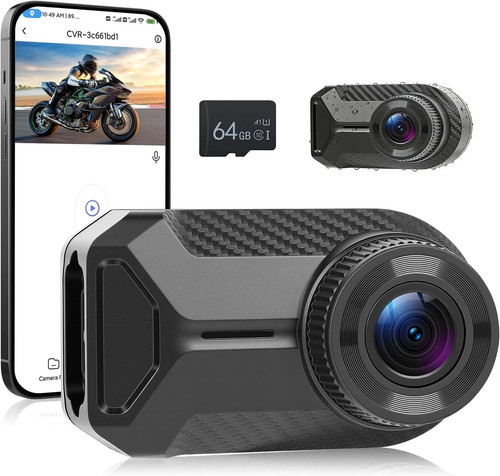 Dashcam moto impermeabile ip66 - moto,