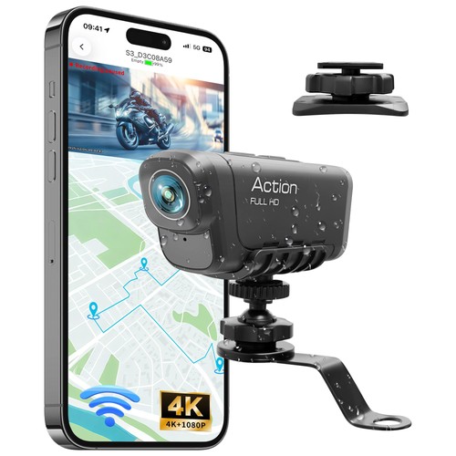 Dashcam moto 1080p doppia - moto, 4k+1080p,